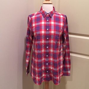 NWT J Crew woven button up top